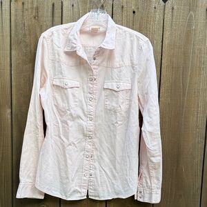 Levi's Soft Pink Shirt with Pockets